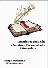 TEMARIO COMUN. CUERPO SUBALTERNO (Funcionarios) 